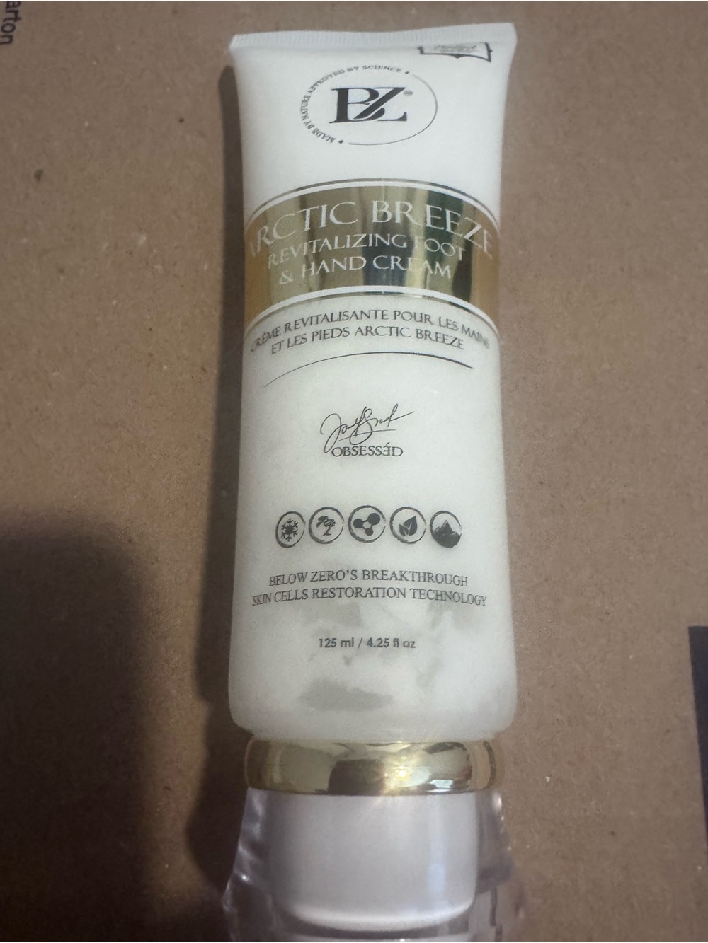 Arctic Breeze Revitalizing Foot & Hand Cream - White